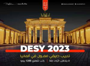 تدريب ممول في ألمانيا DESY-2023