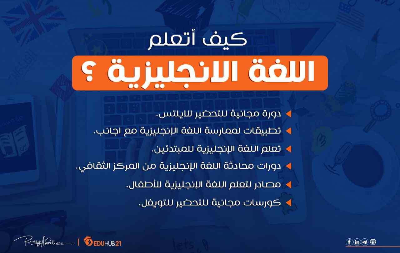 مصادر لتعلم اللغة الإنجليزية 2023