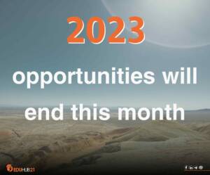Opportunities will end this month
