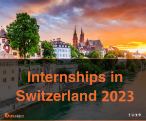 Internships in Switzerland 2023