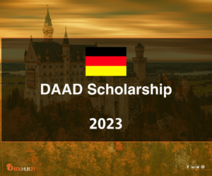 Daad scholarship 2023| eduhub21