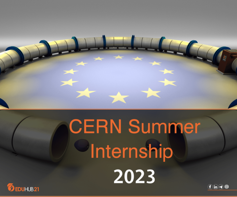 CERN Summer Internship 2023, with salary