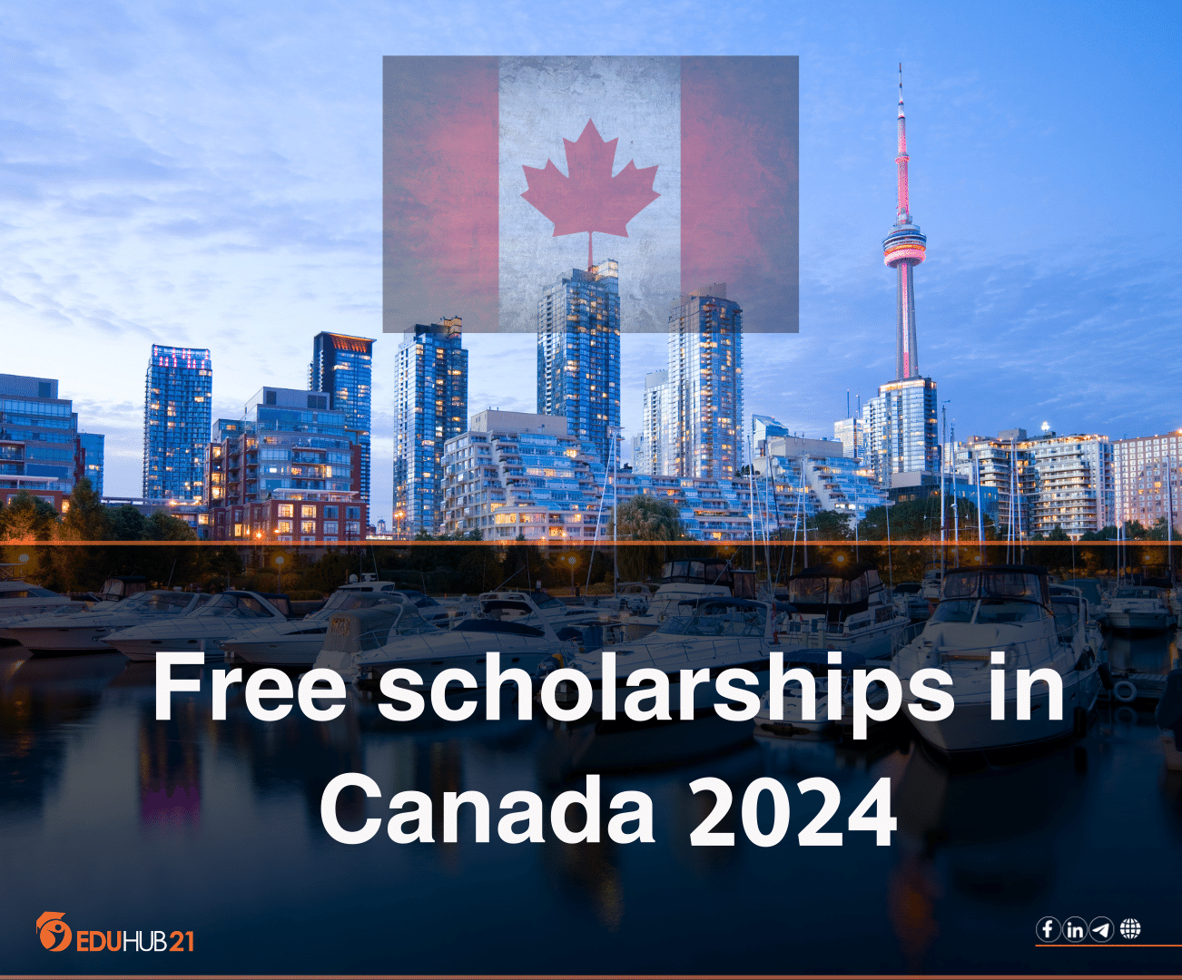 Free scholarships in Canada 2024 PhD Eduhub21