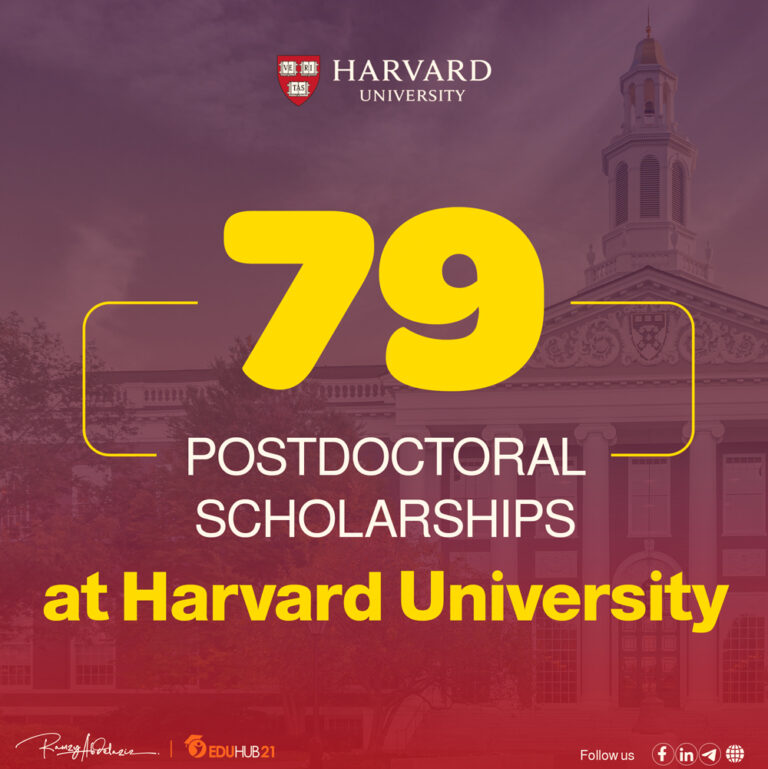 Harvard University Postdoc Position | The best 79 Postdoctoral scholarships at USA