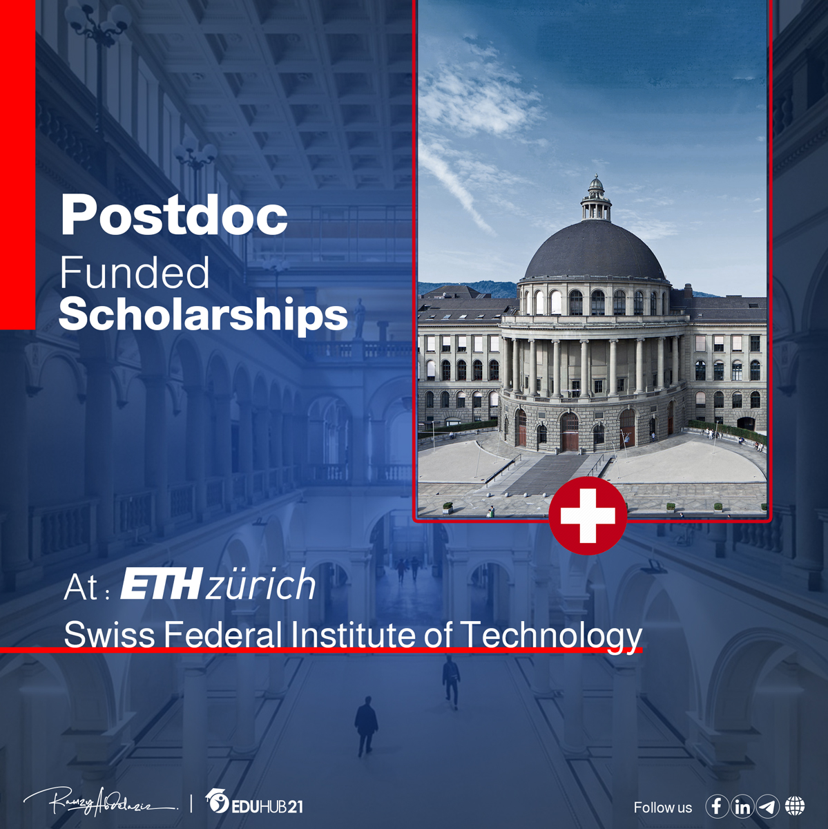 Postdoctoral Fellowships in Switzerland ETH Zurich Postdoctoral