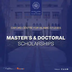 Oxford University Scholarship | Oxford Islamic Centre 2024