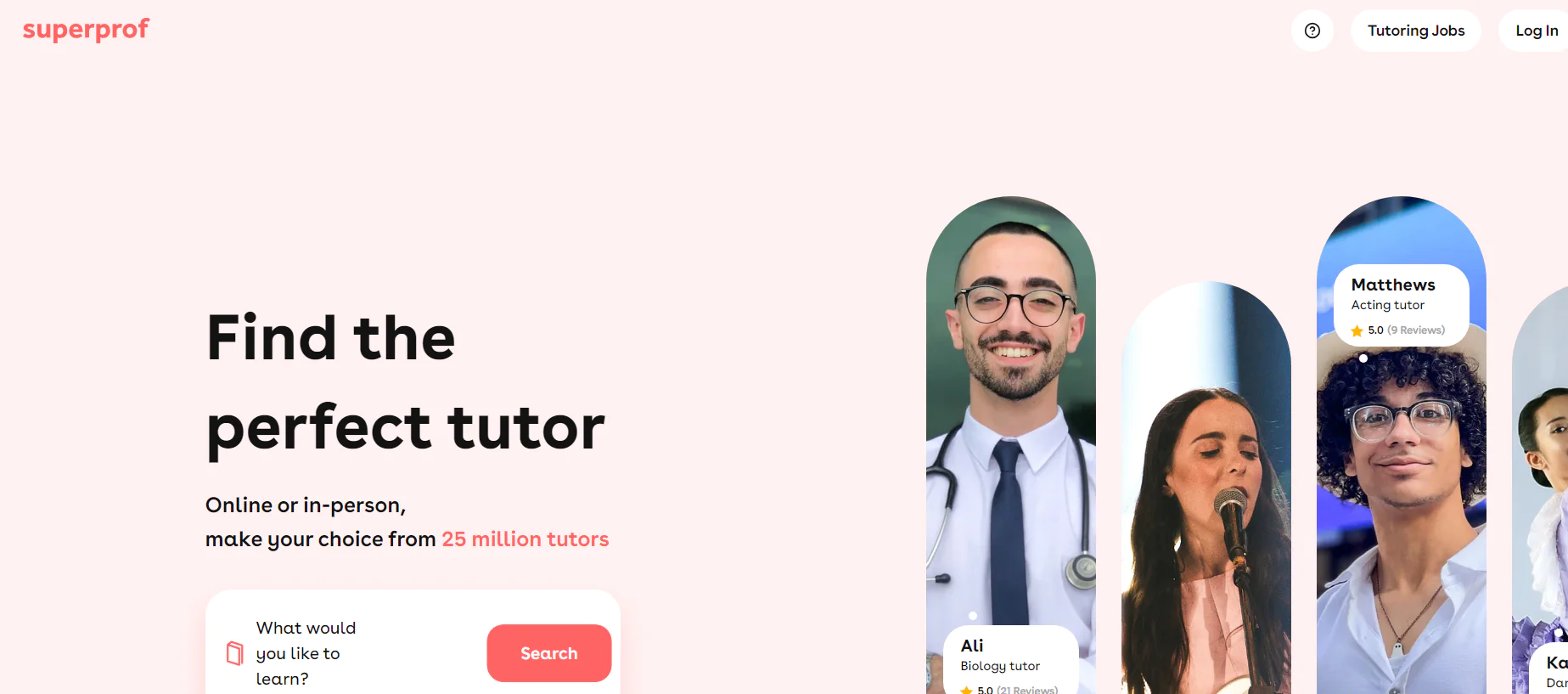 مواقع التدريس اون لاين - superprof 