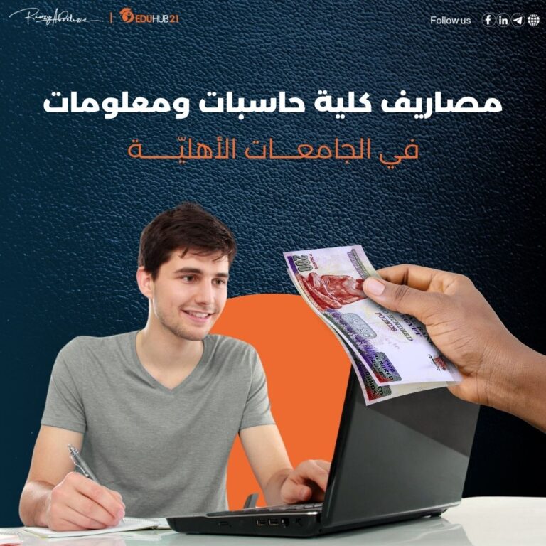 مصاريف كلية حاسبات ومعلومات الجامعات الأهلية