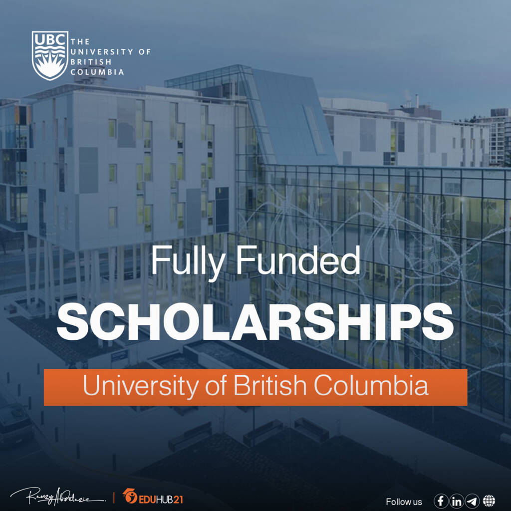 University of British Columbia Scholarships for International Students