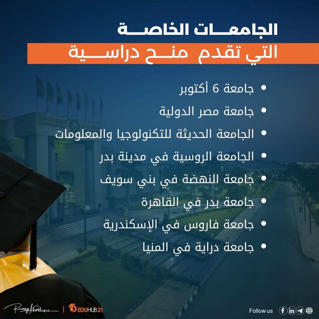 استمارة تقديم منح الجامعات الخاصة