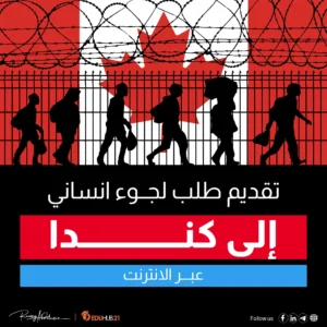 تقديم طلب لجوء انساني إلى كندا عبر الانترنت