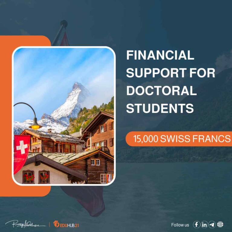 Financial support for doctoral students