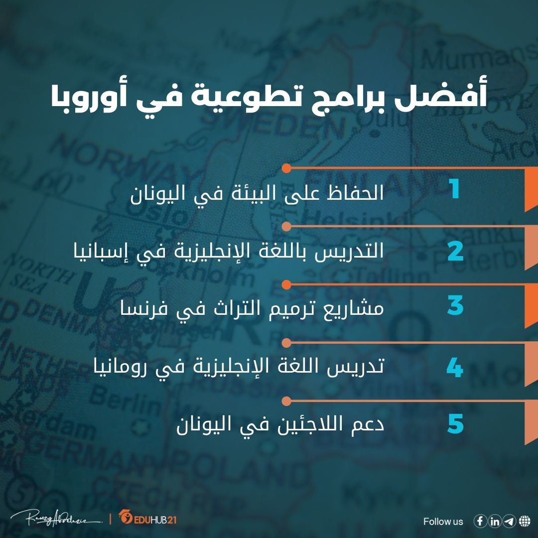 العمل التطوعي في اوروبا