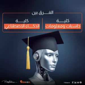 الفرق بين كليه حاسبات ومعلومات وكليه الذكاء الاصطناعي