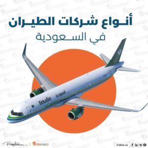 انواع شركات الطيران في السعودية
