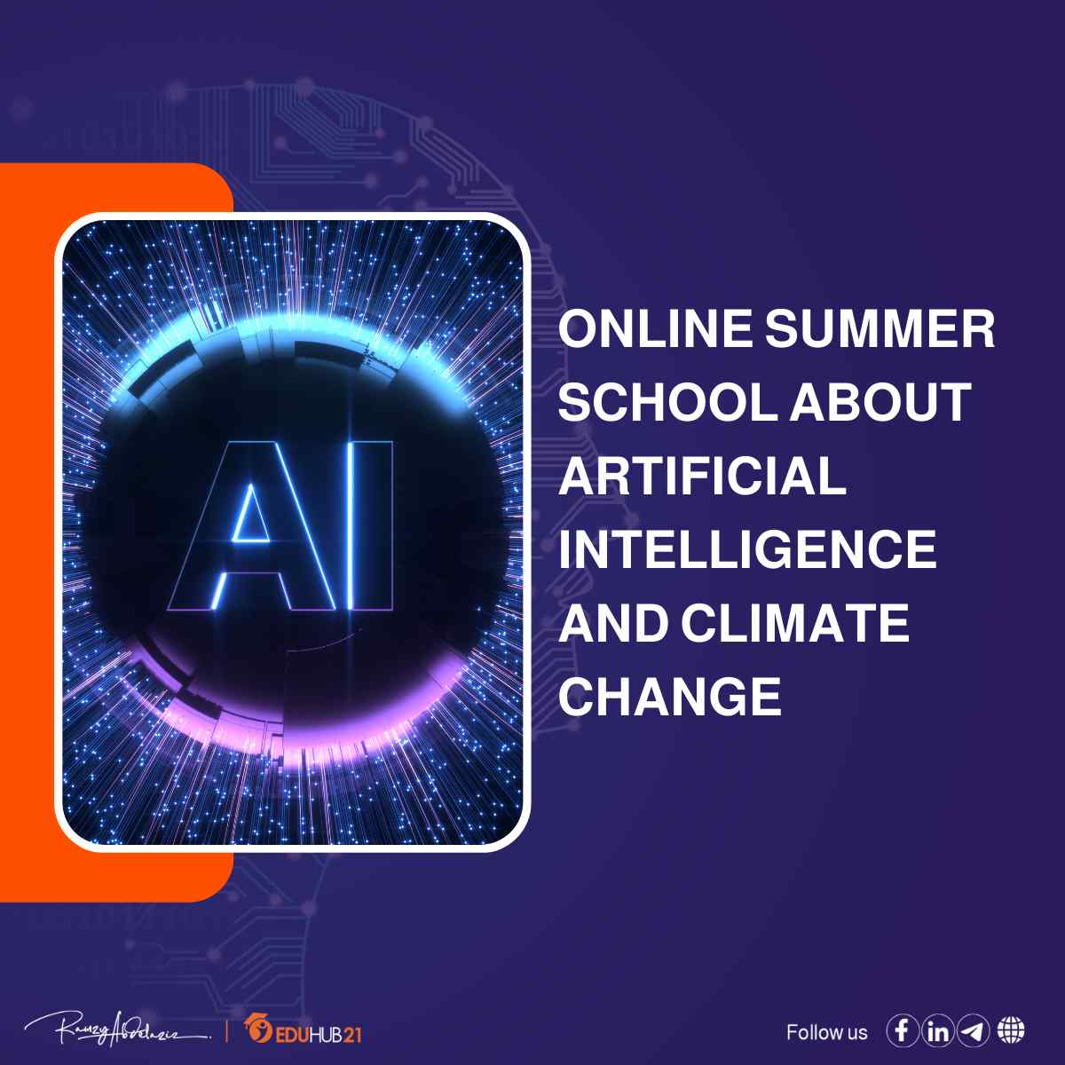 Online summer school about artificial intelligence and climate change