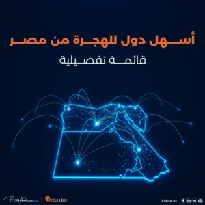 اسهل دول للهجرة من مصر