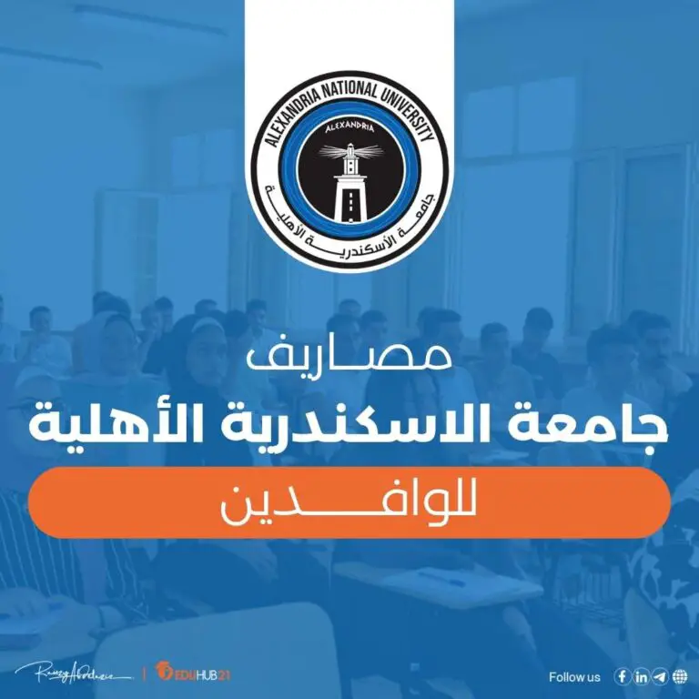 مصاريف جامعة الإسكندرية الأهلية للوافدين