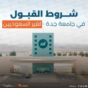 شروط القبول في جامعة جدة لغير السعوديين