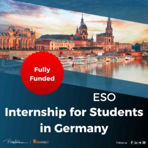 Training students in Germany with the European organization ESO
