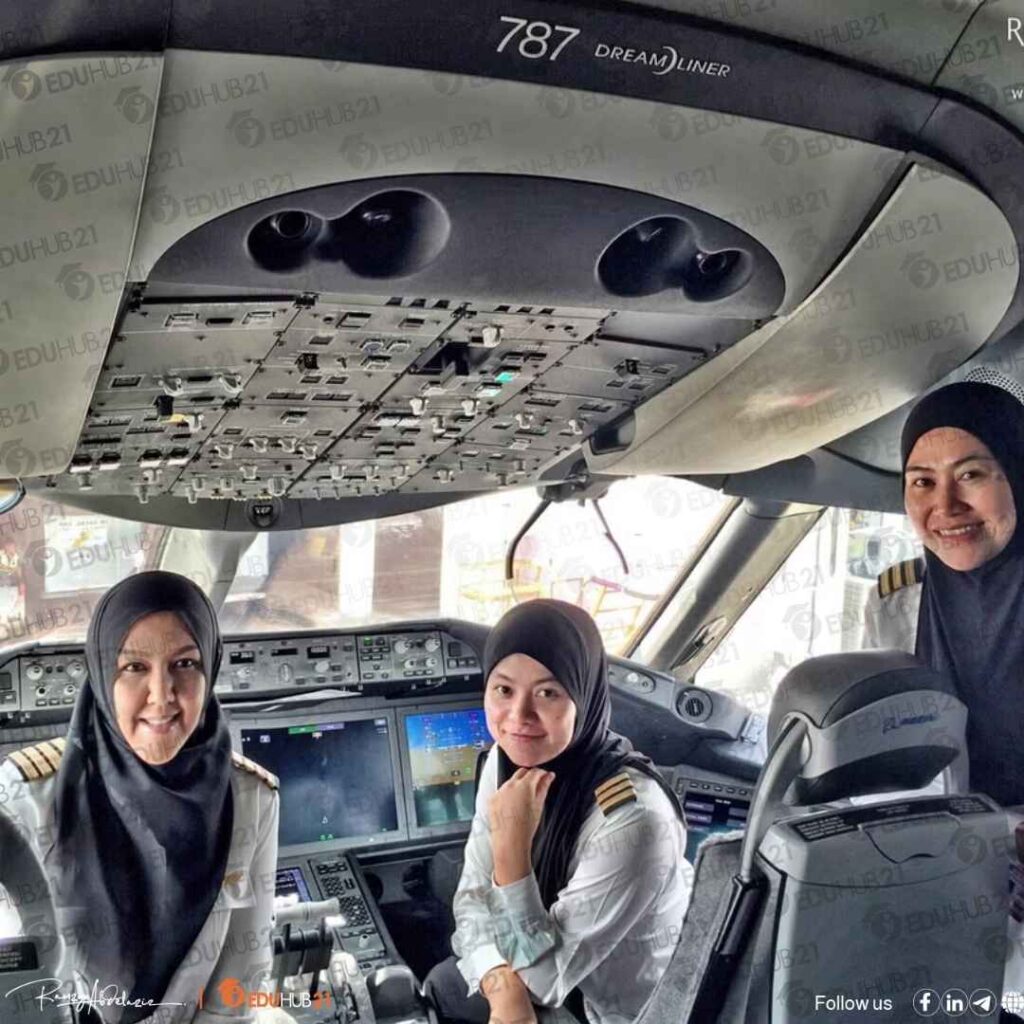 هل يوجد كابتن طيار بنات في السعودية