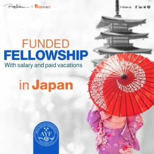 Traveling to Japan through a funded fellowship in 2024