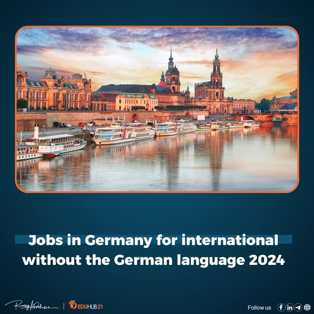 Jobs in Germany for international without the German language 2024 ...