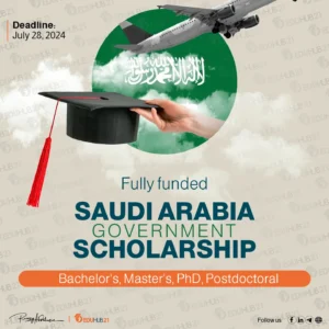 Fully funded scholarship in Saudi Arabia for all nationalities and fields of study