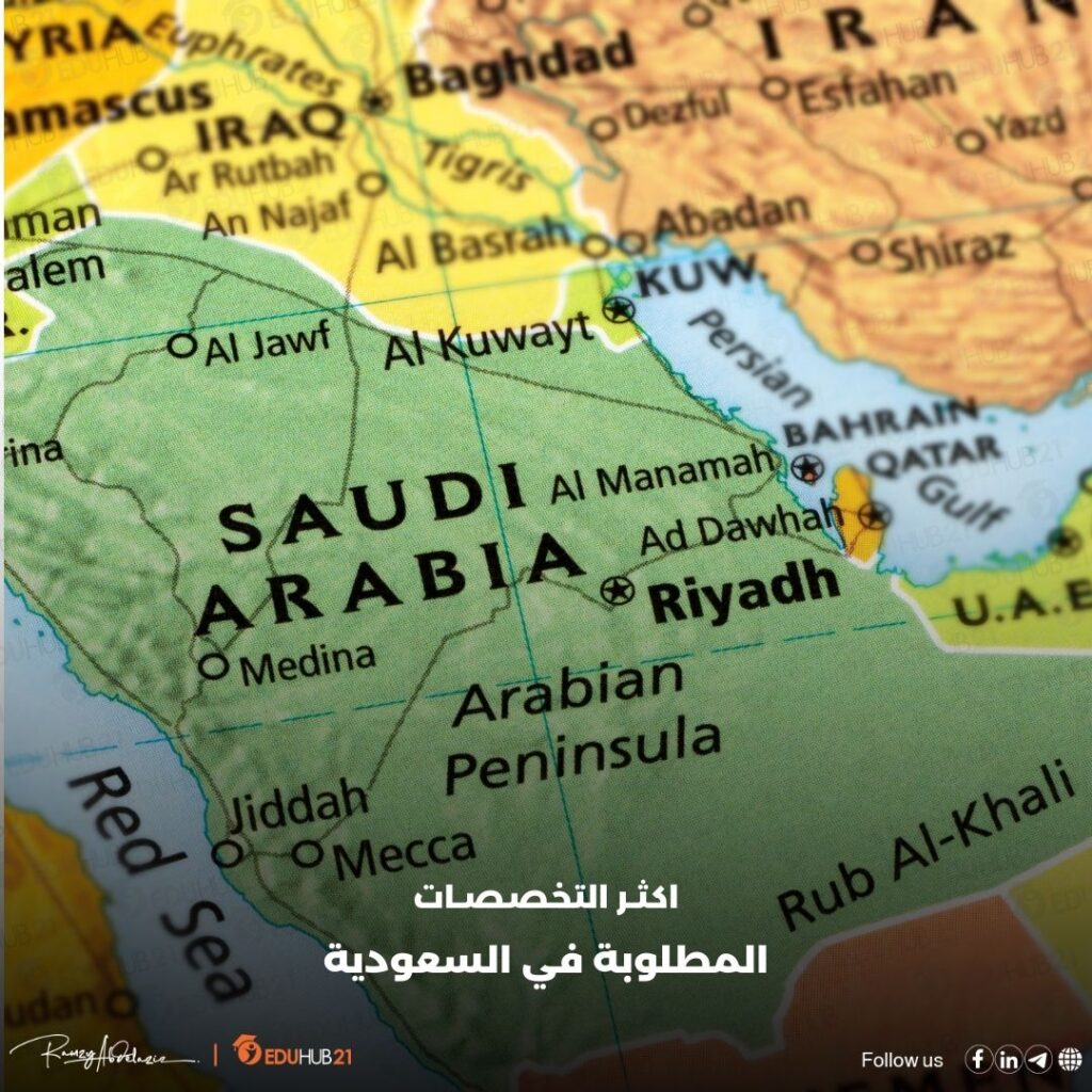 اكثر التخصصات المطلوبة في السعودية