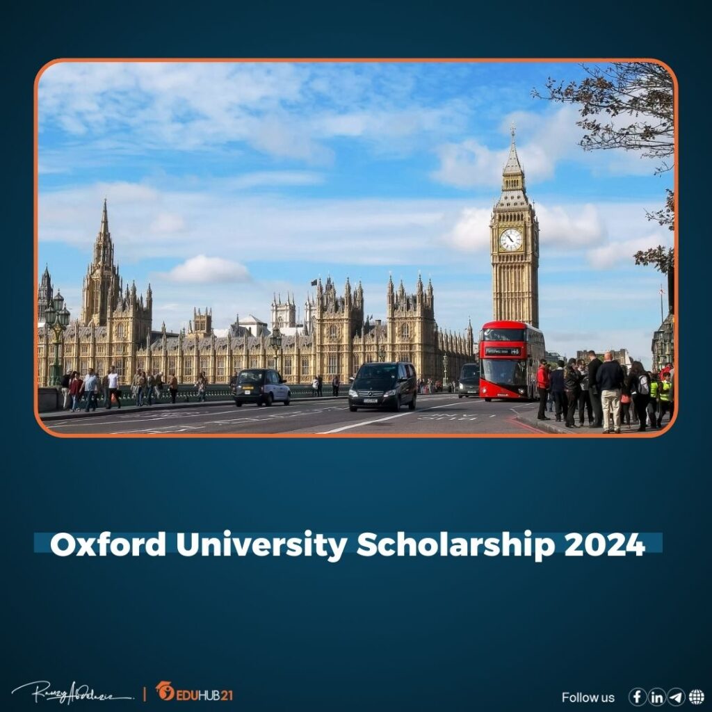 Oxford University Scholarship 2024 - Eduhub21