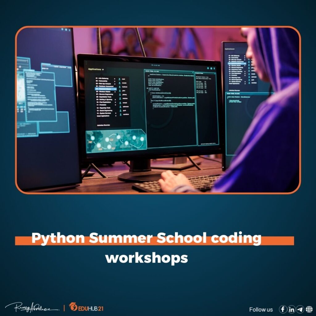 Python Summer School coding workshops - Eduhub21