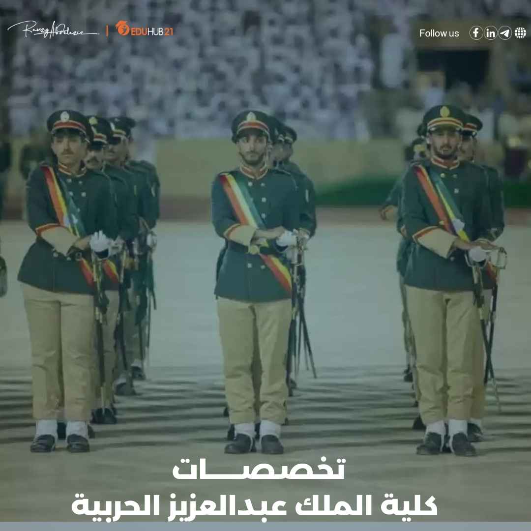 تخصصات كلية الملك عبدالعزيز الحربية