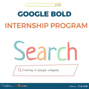 Google BOLD Internship Program 2025