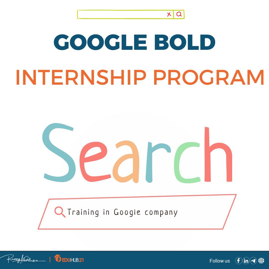 Google BOLD Internship Program 2025 Eduhub21 Google BOLD Internship Program 2025 Eduhub21
