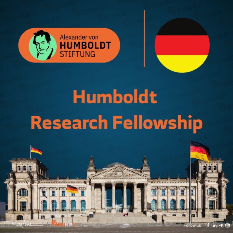 Humboldt Research Fellowship 2025 in Germany