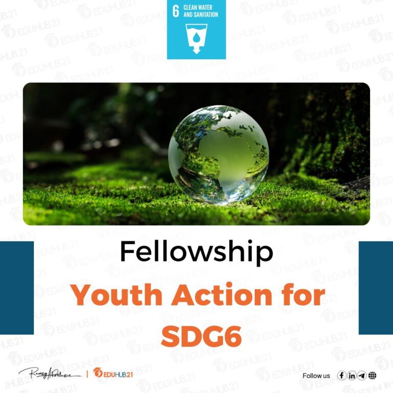 Youth Action for SDG6 Fellowship 2025