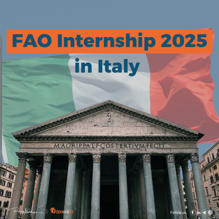 FAO Internship 2025 in Italy 