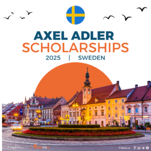 Axel Adler Scholarship in Sweden 2025