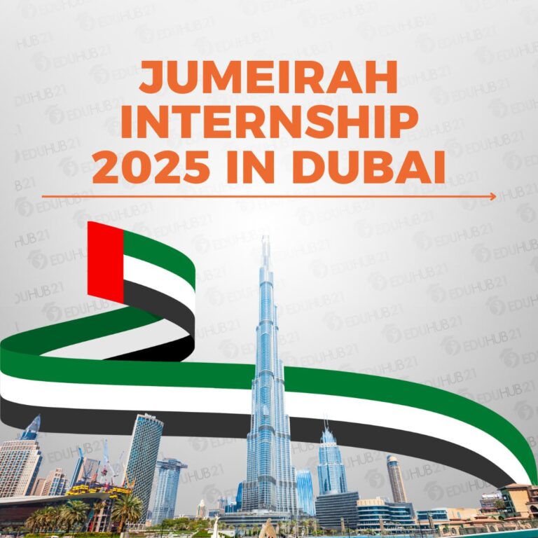 Jumeirah Internship in Dubai 2025