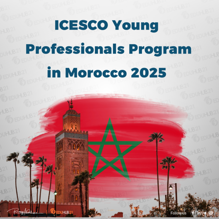 ICESCO Young Professionals Program in Morocco 2025 | Fully Funded