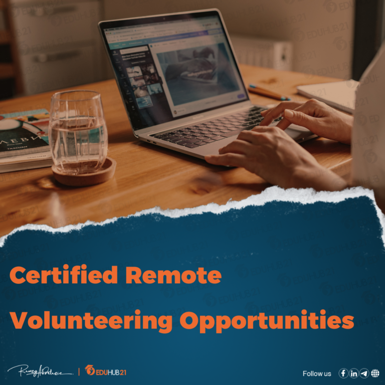Certified Remote Volunteering Opportunities