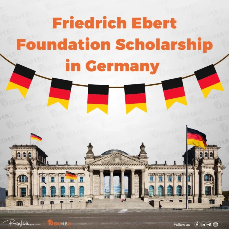 Friedrich Ebert Foundation Scholarship in Germany 2025-26
