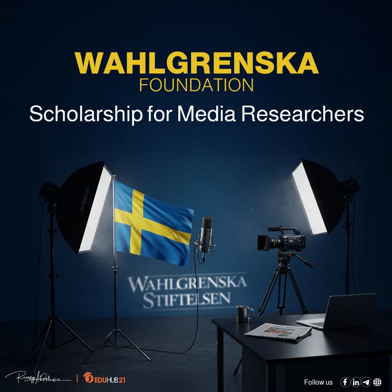 Wahlgrenska Foundation Scholarship for Media Researchers 2025