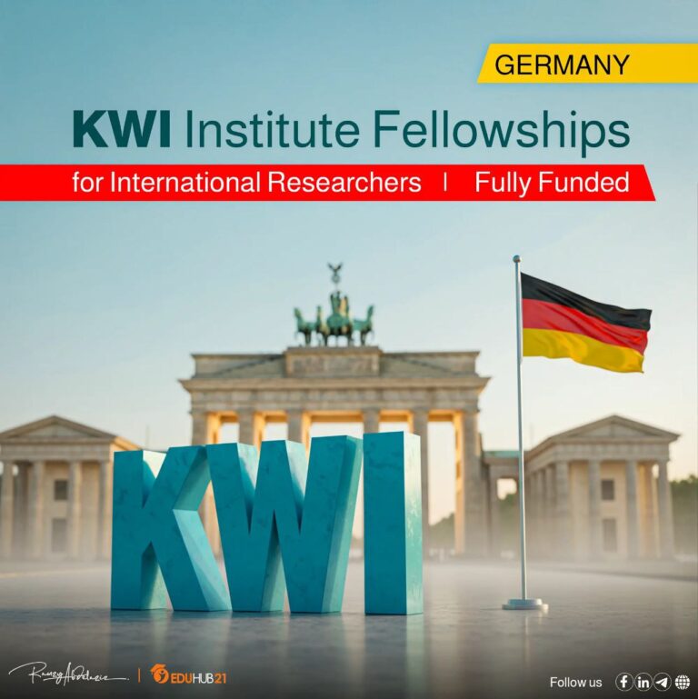KWI Fellowships for International Researchers in Germany 2026 | Fully Funded